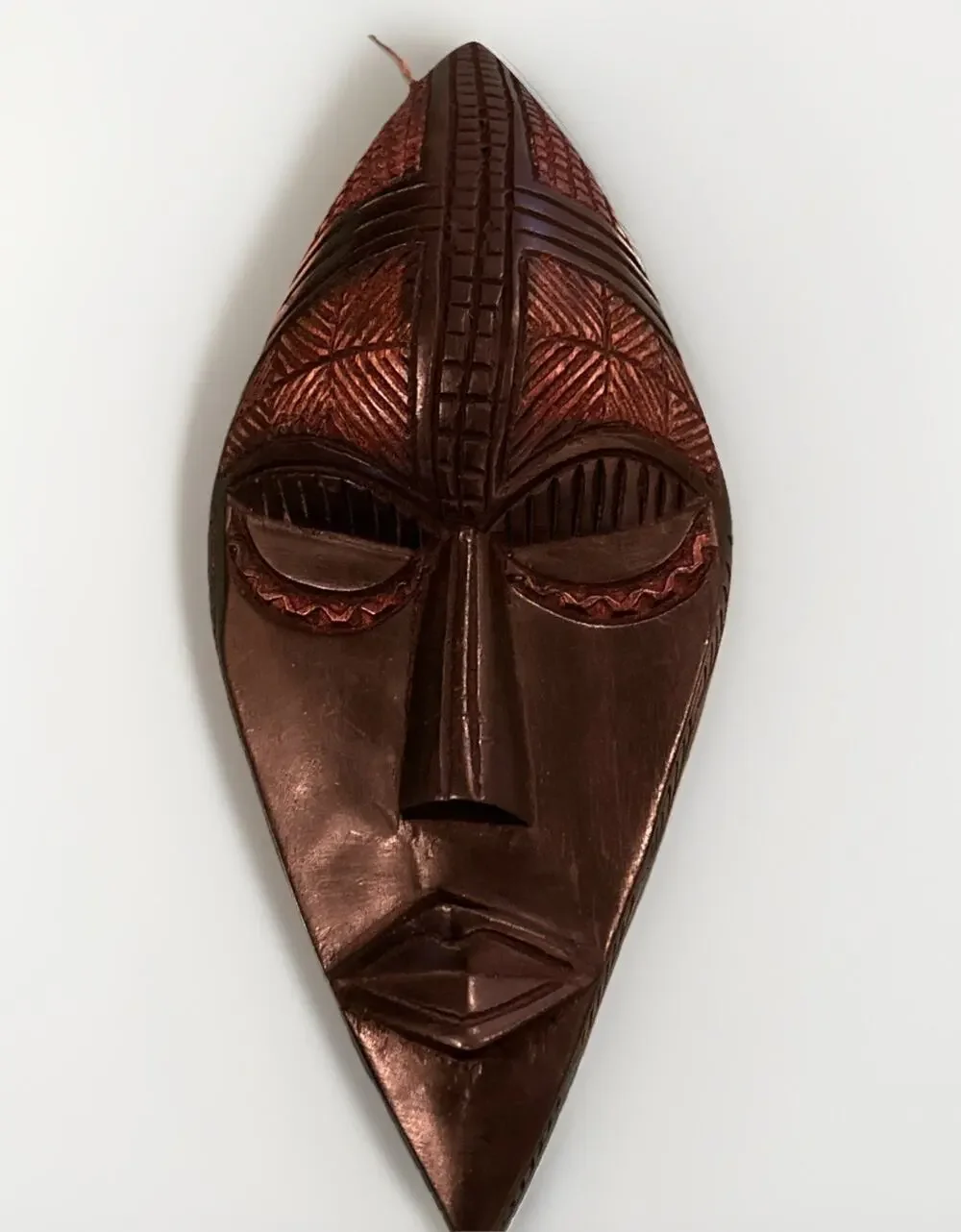 New Hand Carved African Art Tribal Wooden Mask Made In Ghana